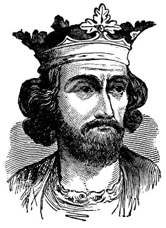 Monochrome Line Art Prints Drucke: Edward I