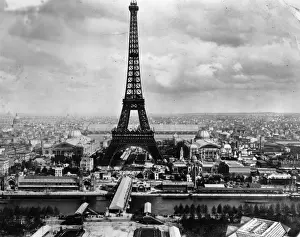 Exposition Universelle 1889 Drucke: Eiffel Tower