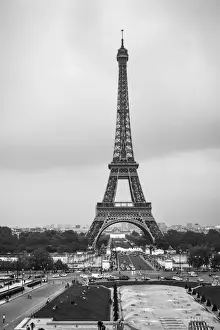 Black And White Eiffel Tower Drucke: Eiffel Tower