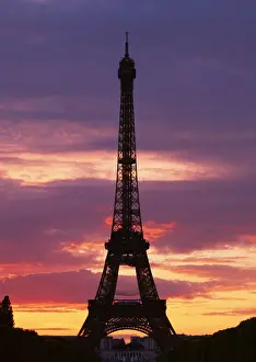 Eiffel Tower Skyline Drucke: Eiffel Tower