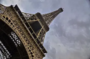 Paris Cityscape Photography Drucke: Eiffel Tower different angle