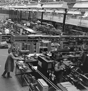Industrial Equipment Photography Drucke: Factory Floor