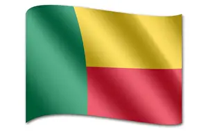 Horizontal Flag Design Drucke: Flag of Benin