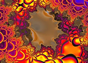 Geometric Shapes Drucke: Fractal graphics, abstract