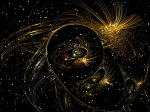 Abstract Geometry Drucke: Fractal object