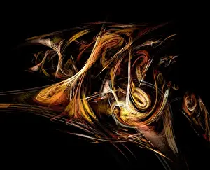 Abstract Geometry Drucke: Fractal object