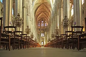 French Cathedrals And Churches Drucke: France, Bourges