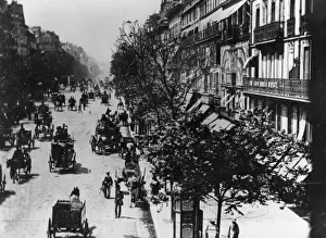Archival Black And White Photos Drucke: French Traffic