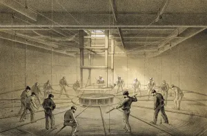 Great Eastern Steam Ship Drucke: Atlantic Cable Laying