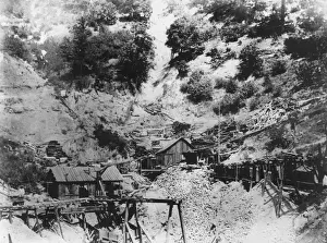 19th Century Mining Drucke: Gold Mine