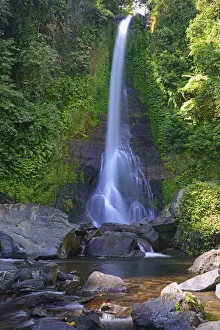 Bali Waterfall Drucke: Great Gitgit Waterfall, Central Bali, Bali, Indonesia