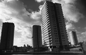 Bilder aus dem Jahr 1977: Hackney Hochhaus