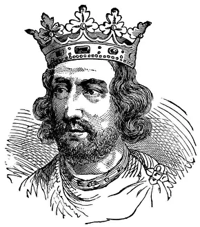 Historical King Portraits Drucke: Henry III