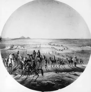 Getty Images Fine Art Drucke: Camel Train