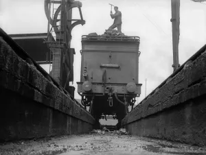Kings Cross Station Drucke: Freight Train