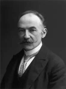 Drucke von Um circa Jahrhundert neunzehnhundertsiebzig entstand, der englische Schriftsteller Thomas Hardy (1840 - 1928), Autor von Tess of the D Urbervilles und Jude die Unmündige H Drucke: Thomas Hardy
