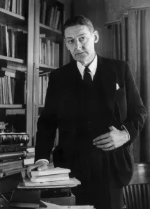 Drucke von Englisch-amerikanischer Dichter, Kritiker und Schriftsteller T.S. Eliot (* 1888; † 1965) Schwarz-Weiß-Drucke: TS Eliot