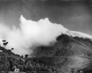 Neapel Drucke: Mount Vesuvius