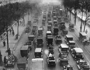General Strike London Drucke: Tailback