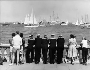 Zuschauen in Cowes