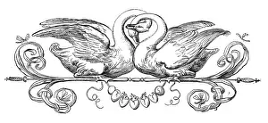 Hand Drawn Humanized Animals Drucke: Humanized animals illustrations: Decoration
