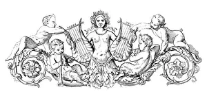 Vintage Inspired Artwork Drucke: Humanized animals illustrations: Decoration