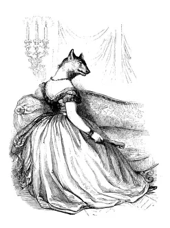 Fantasy Creature Art Drucke: Humanized animals illustrations: Fox