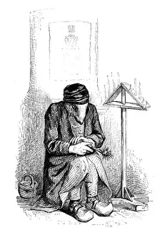 Grandville Influenced Artwork Drucke: Humanized animals illustrations: Mouse