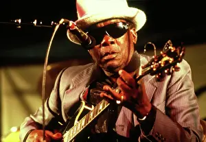 90s Music Legends Drucke: John Lee Hooker Live