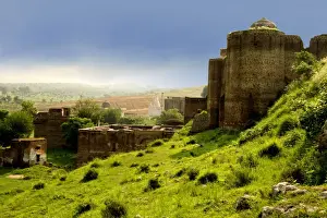 Tranquil Landscape Photography Drucke: Katasraj Temple
