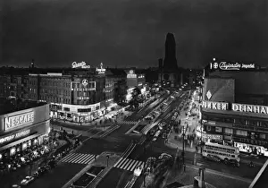 High Angle Street Photography Drucke: Kurfurstendamm