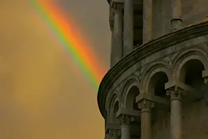 Famous Italian Landmarks Drucke: Leaning Tower of Pisa