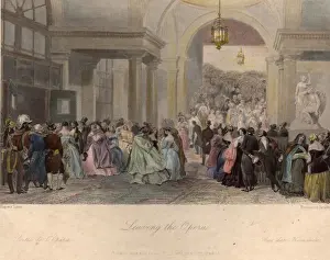 19th Century Music History Drucke: Leaving The Opera