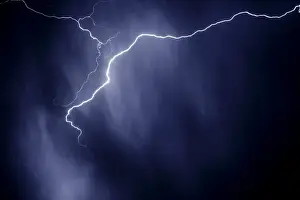 Thunderstorm Germany Drucke: Lightning, thunderstorm, Germany