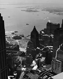 1930s Architecture Drucke: Lower Manhattan