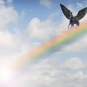 Mythical Creatures Painting Drucke: Magical world