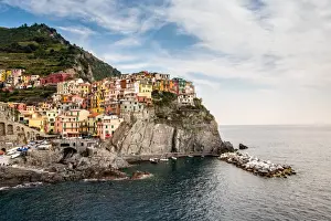 Mediterranean Sea Photography Drucke: Manarola