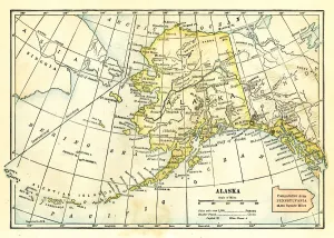 Map Treasures Collection Drucke: Alaska map 1898