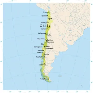 Amerika Drucke: Chilenisches Vektor-Mappe
