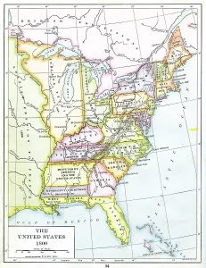 Historical US Maps Drucke: Color Coded Map Of USA