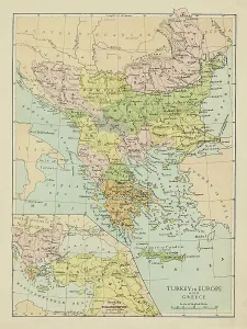 Antique Atlas Collection Drucke: Map of Turkey