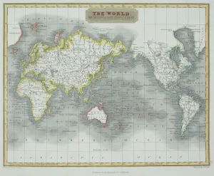 Karte der Welt