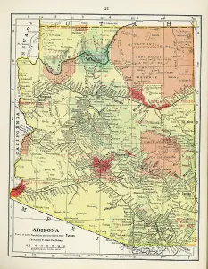 Karte von Arizona