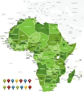 Afrika-Karte