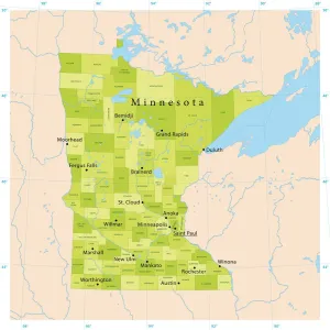 Minnesotavektormappe