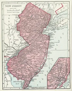 New Jersey Map Drucke: Map Of New Jersey