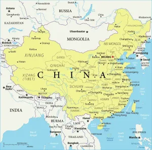 Chinesische Referenzkarte