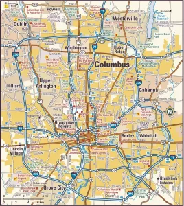 Reference Maps 2011 Drucke: Columbus, Ohio area