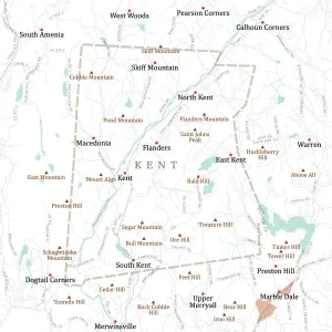 Drucke von CT Litchfield Kent Vector Road Karten-Map. Alle Quellendaten sind im öffentlichen Bereich und unterliegen dem CC0-Datenschutzrecht. Bundesamt für Statistik USA Census Tiger Eine Sammlung Hochdetaillierter Karten Der Vereinigten Staaten, Darunter Antike Stiche, Referenzkarten, Straßenkarten, Illustrationen Und Satellitenkarten Drucke: Karte des CT Litchfield in Kent, England