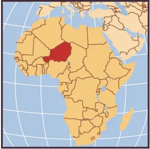 Democratic Republic Of The Congo Map Drucke: Democratic Republic of the Congo locator map